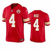 Men & Women & Youth Kansas City Chiefs #4 Rashee Rice Red 2024 F.U.S.E. Vapor Untouchable Limited Jersey,baseball caps,new era cap wholesale,wholesale hats